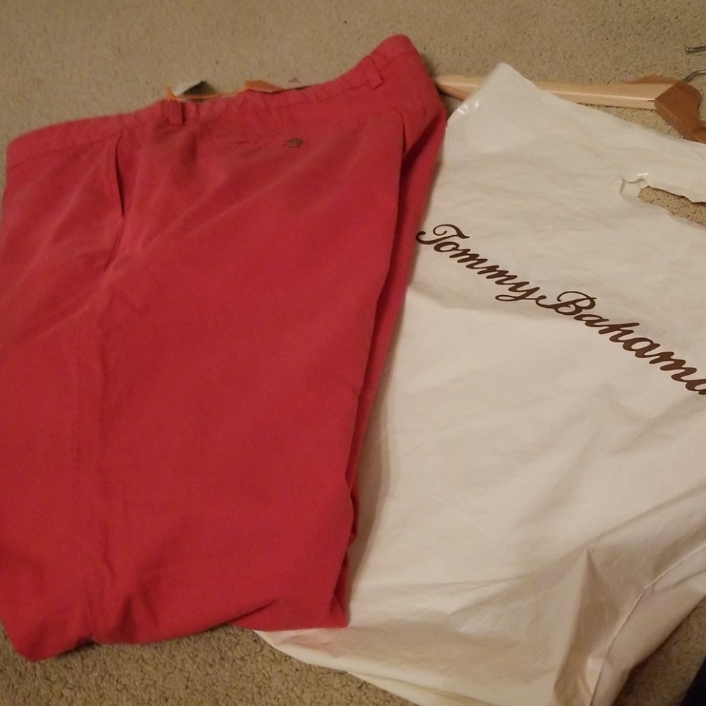 Tommy Bahama khaki pants watermelon 40x32